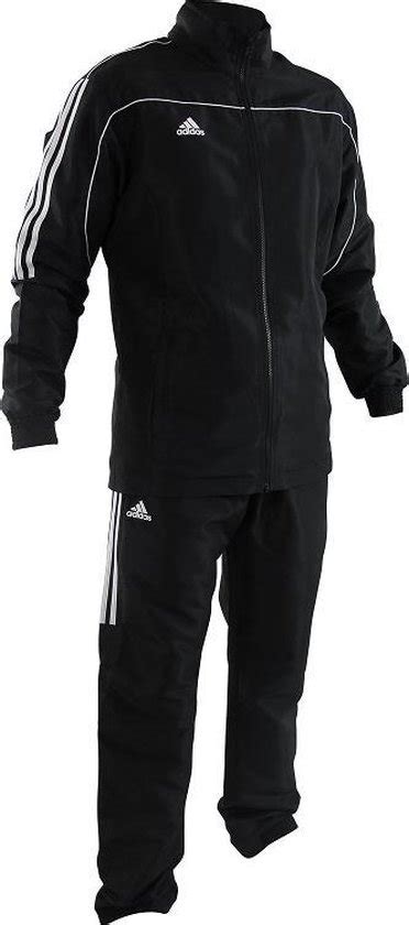 adidas team track trainingsbroek zwart wit m|Trainingbroeken voor heren .